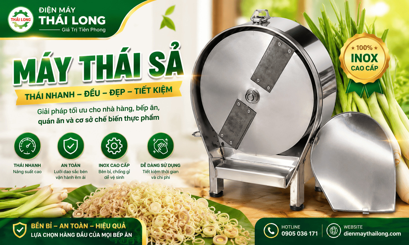 Máy thái sả