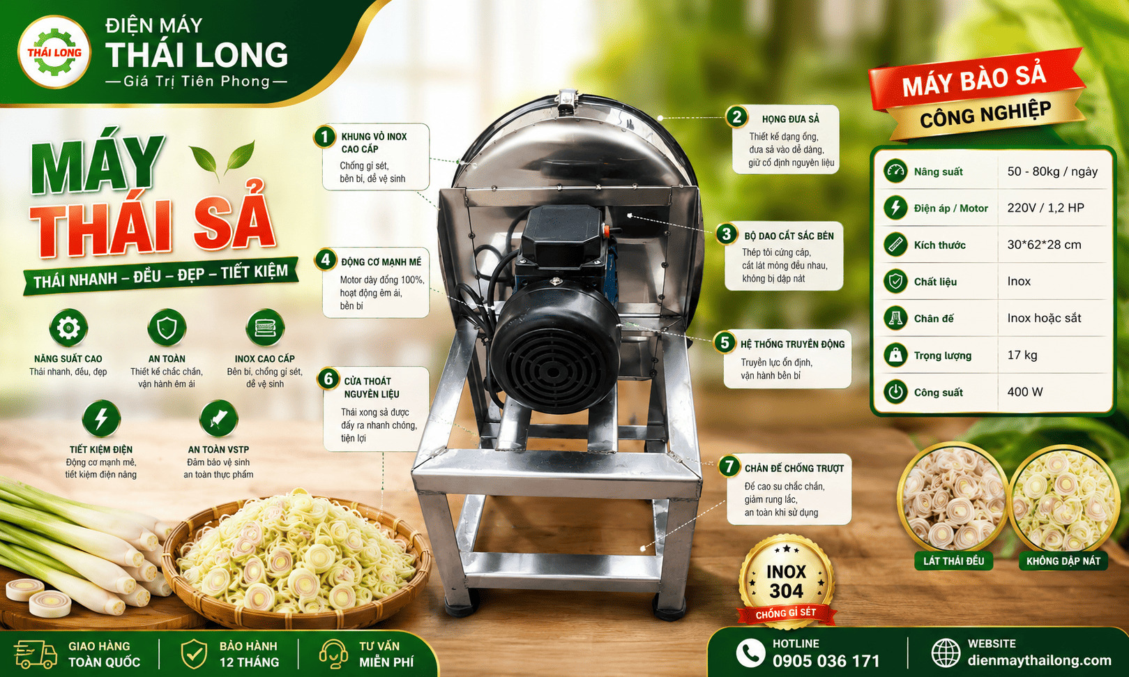 Thông số kỹ thuật của máy bào sả điện