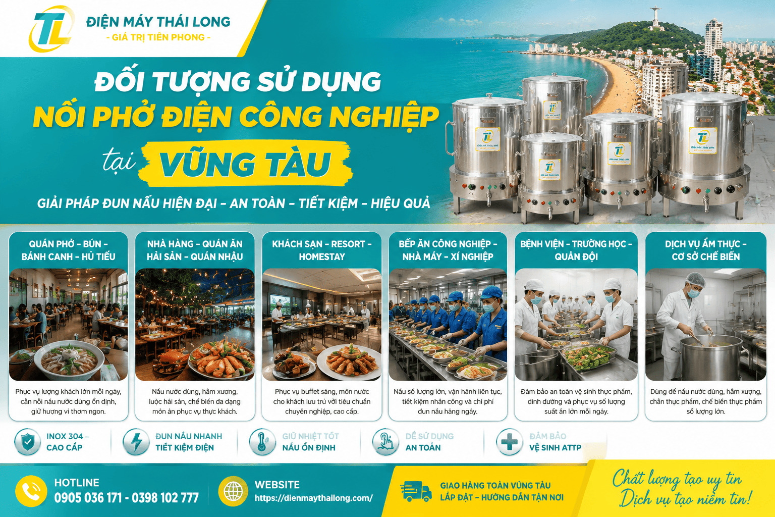 Đối tượng sử dụng nồi phở điện