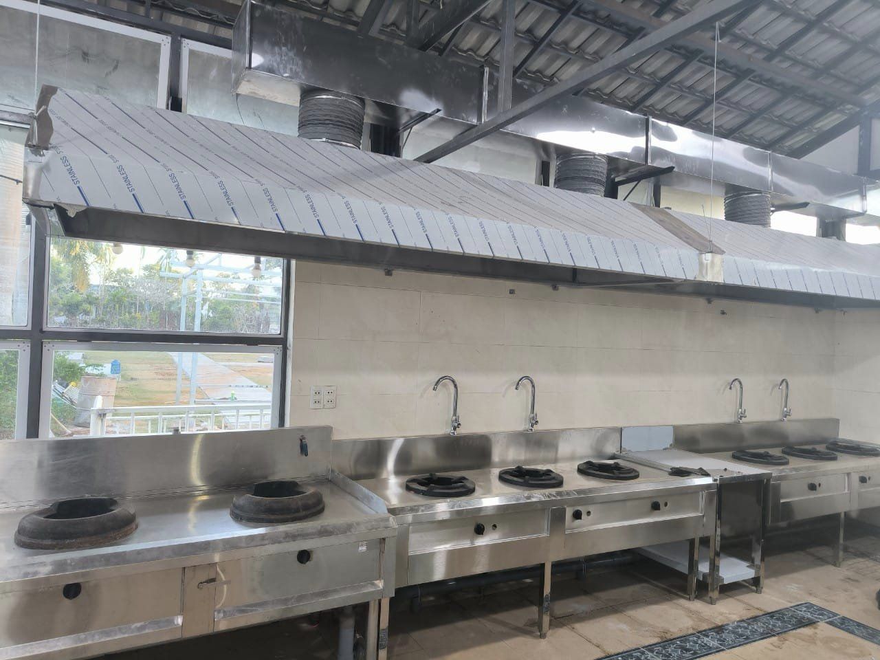 Công trình thi công thiết bị bếp công nghiệp 2