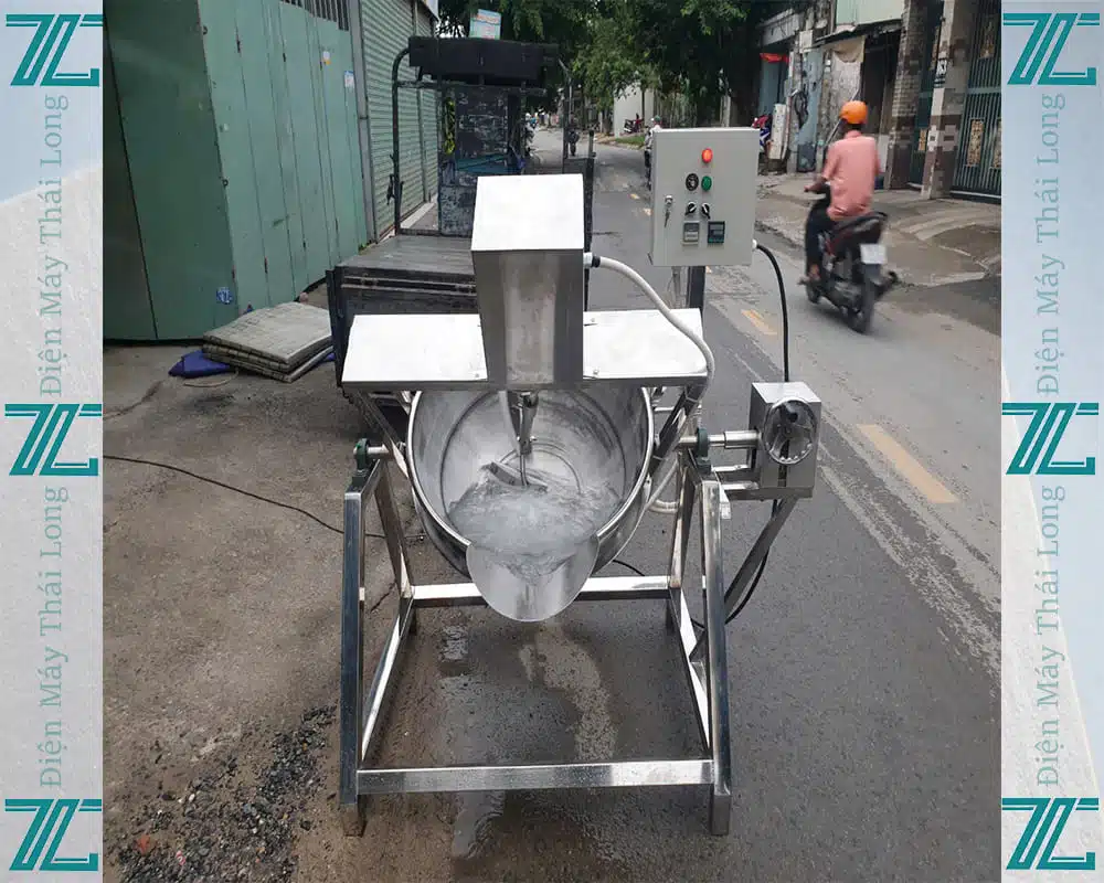 Máy xào nhân công suất lớn