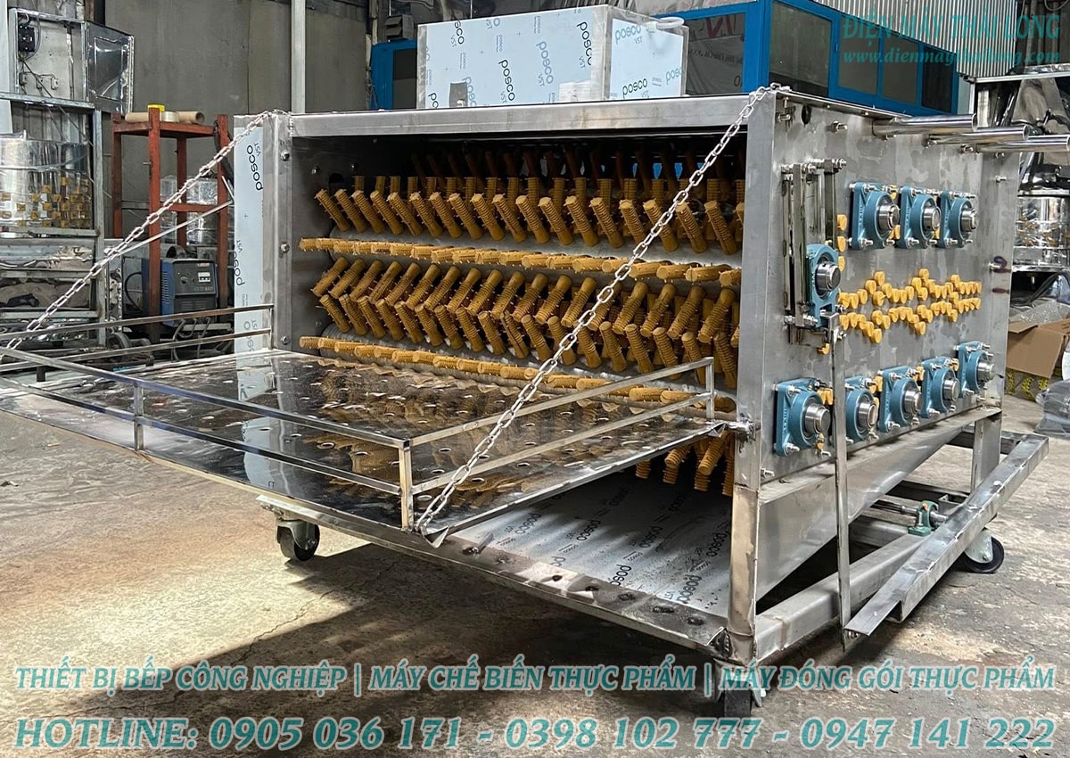Máy vặt lông gà vịt công nghiệp