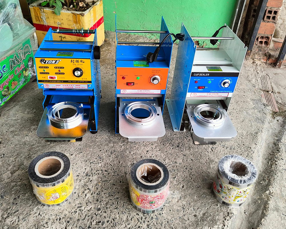 Báo giá máy ép miệng ly tại TPHCM