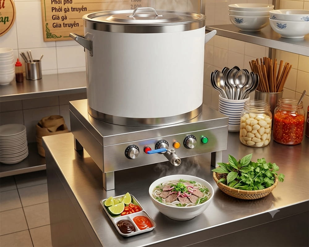 Nồi hầm xương 90L