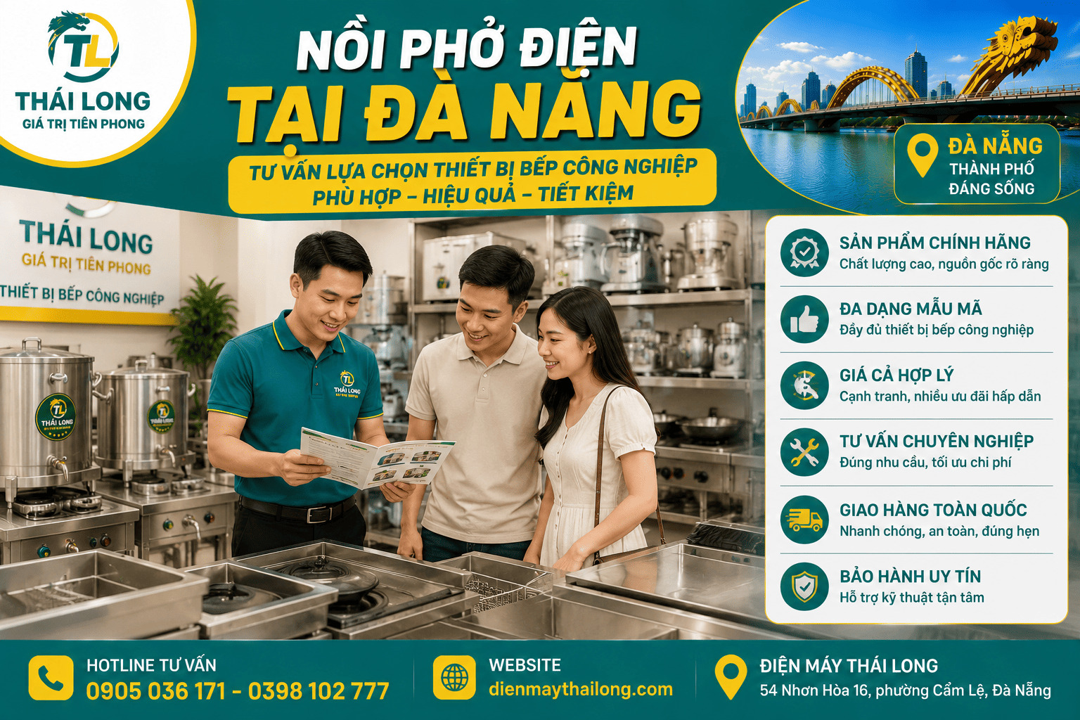 Địa chỉ bán nồi phở điện tại Đà Nẵng