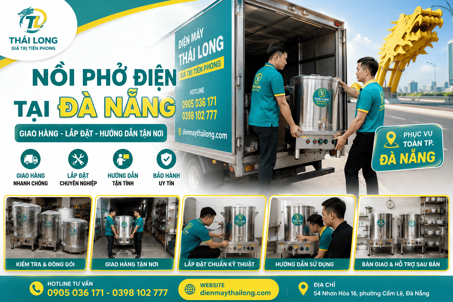 Nồi phở điện tại Đà Nẵng