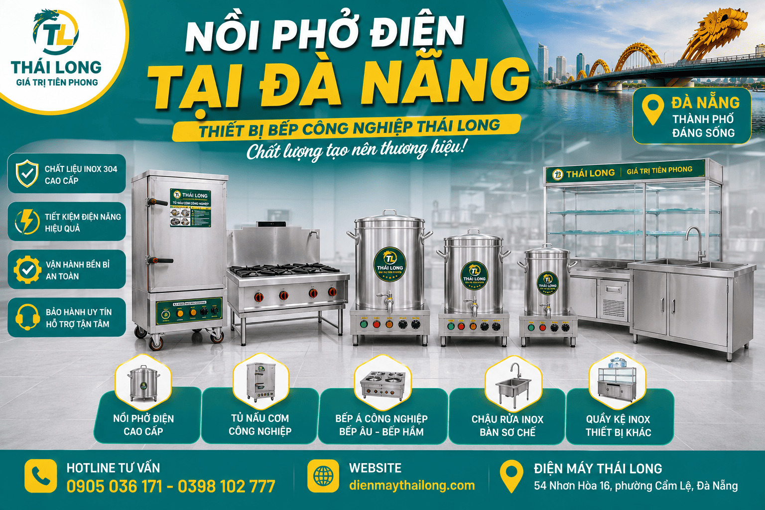 Thiết bị bếp công nghiệp tại Đà Nẵng