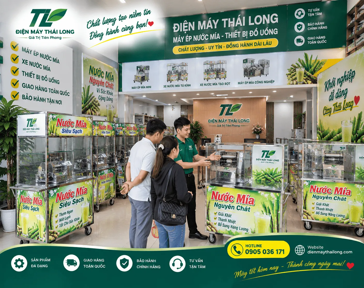 Bán xe nước mía tại Bình Dương