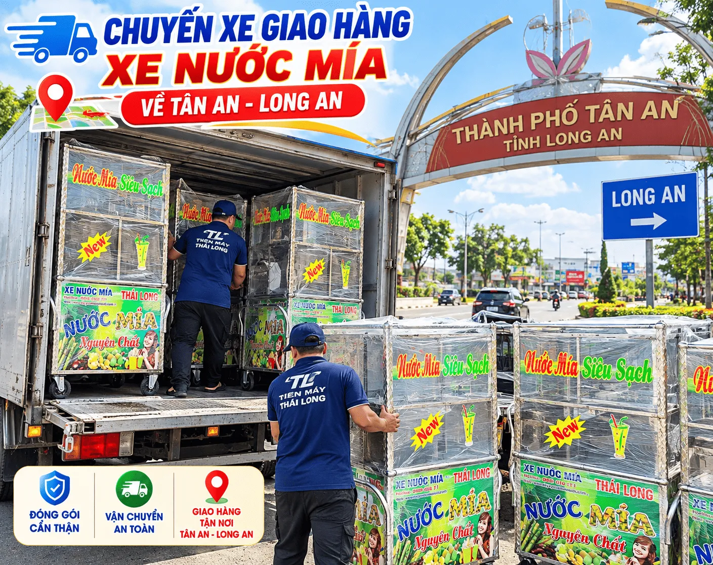 Báo giá xe nước mía tại Long An