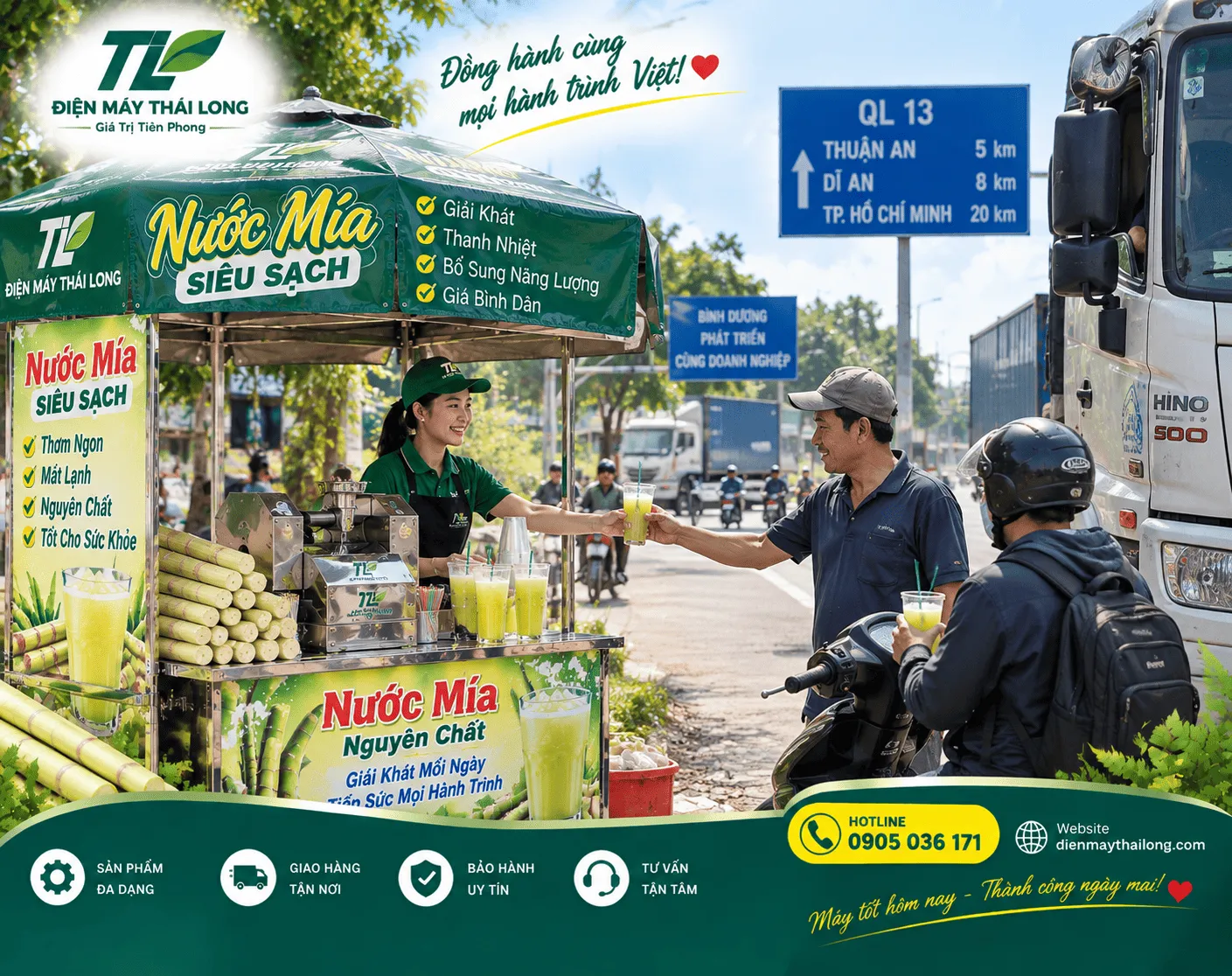 Kinh doanh nước mía tại Bình Dương