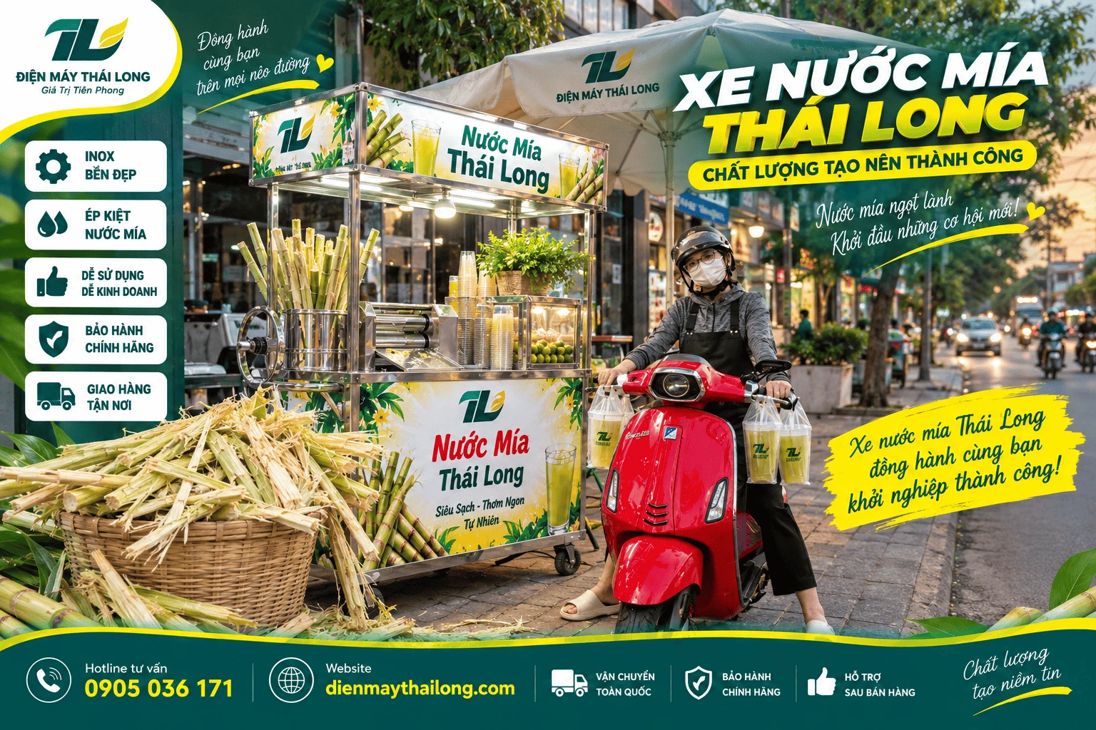 Kinh doanh nước mía tại TPHCM