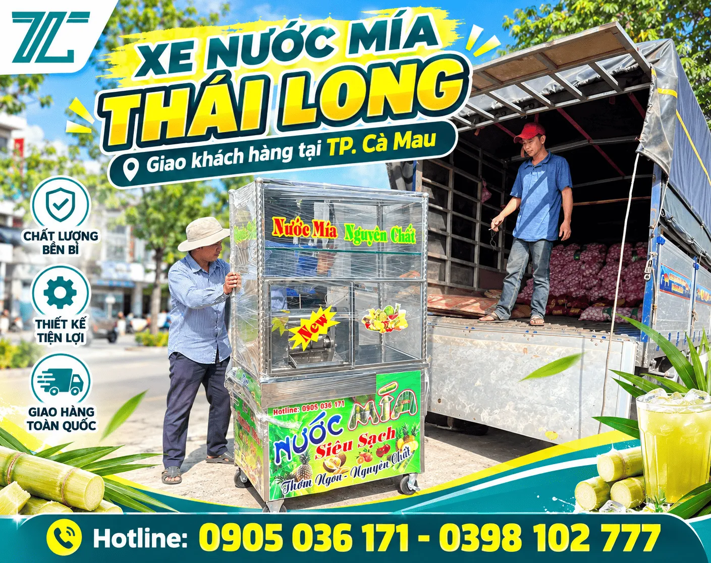 Cách lựa chọn xe nước mía tại Cà Mau