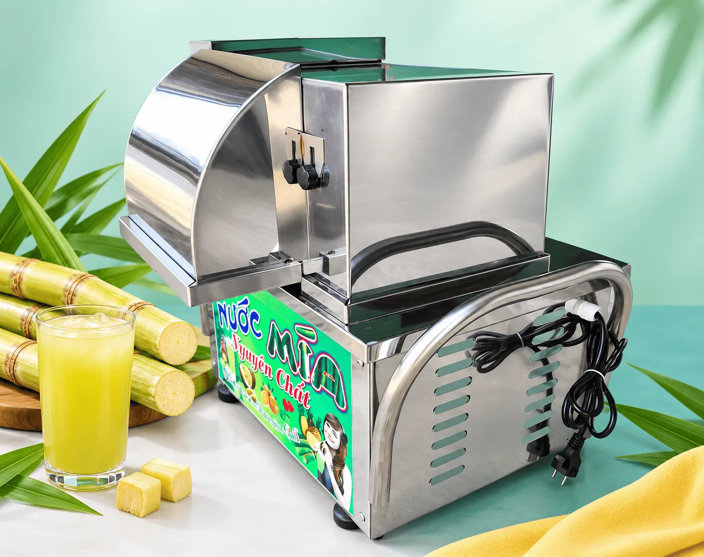 Máy ép mía mini để bàn