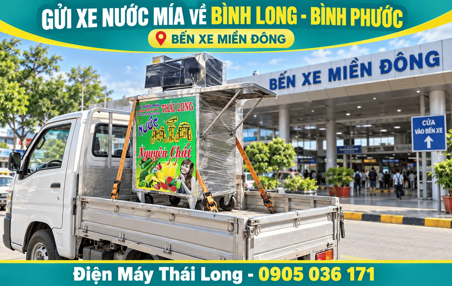 Chọn mua máy ép mía, xe nước mía tại Bình Phước