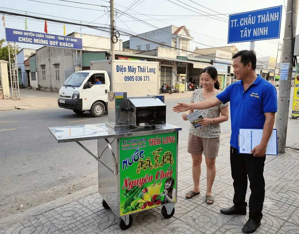 Xe nước mía giao Châu Thành Tây Ninh
