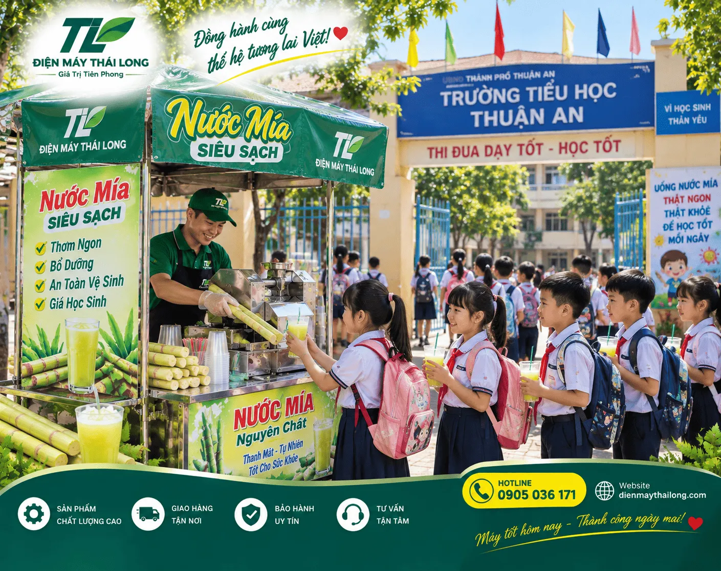 Bán xe nước mía ở Bình Dương
