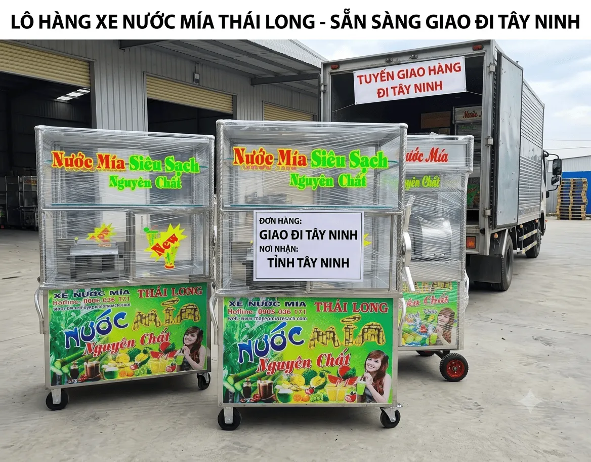 Xe nước mía Thái Long giao Tây Ninh