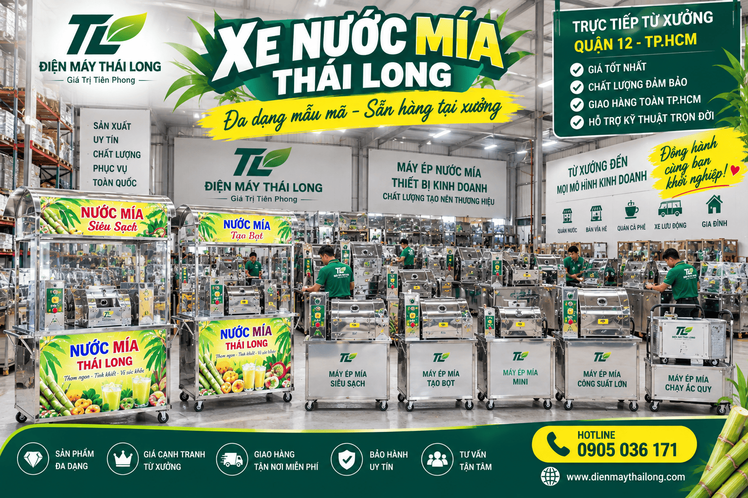 Bán xe nước mía, máy ép mía ở Thủ Đức