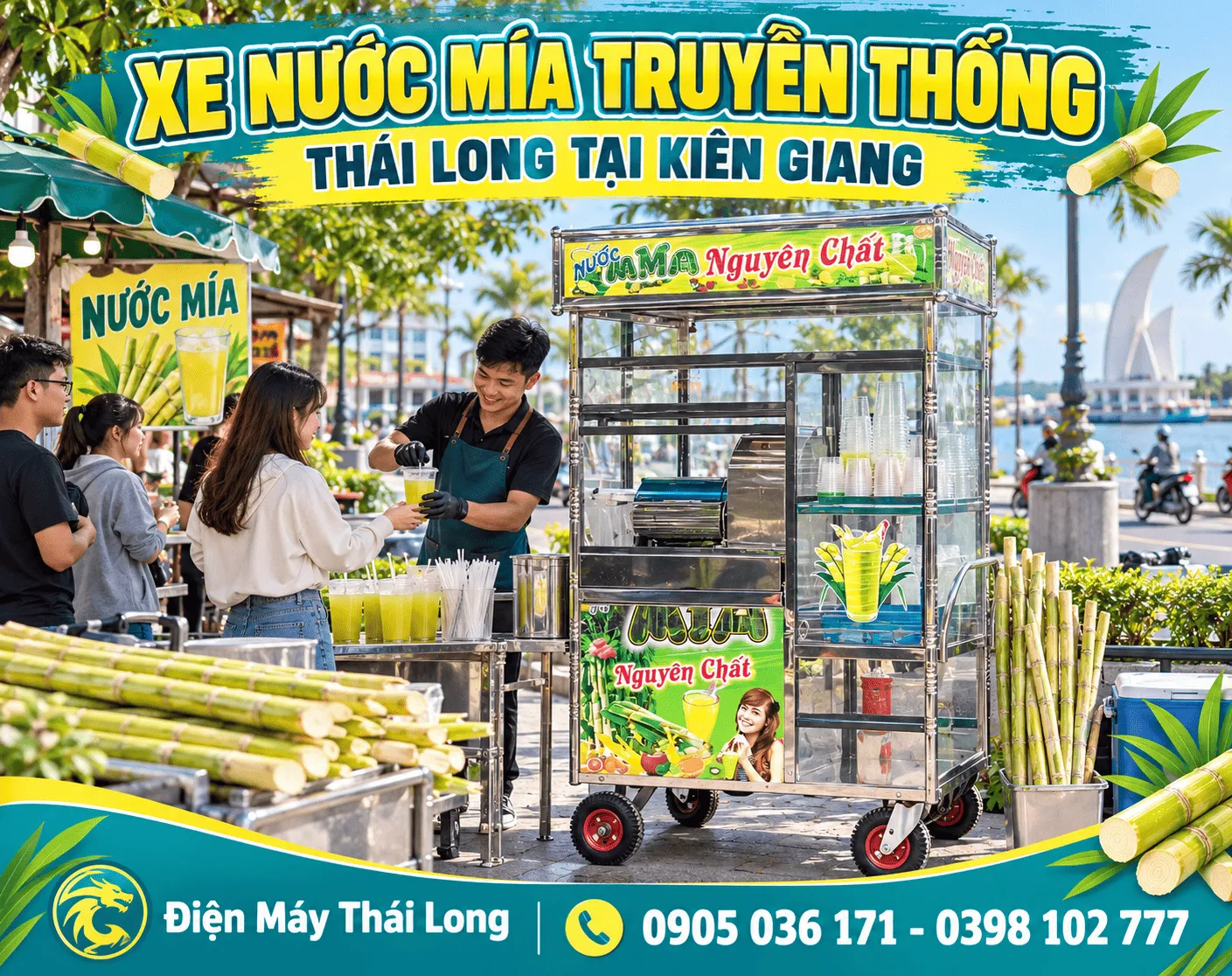 Xe nước mía truyền thống