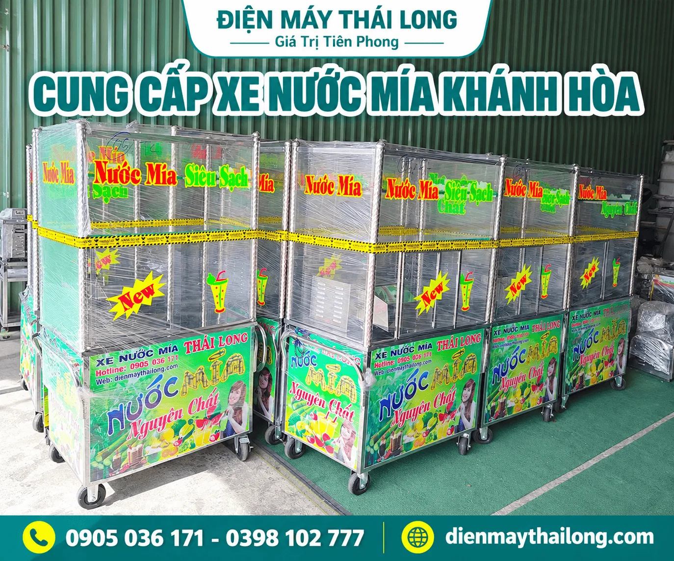 Xe nước mía, máy ép mía Nha Trang Khánh Hòa 11