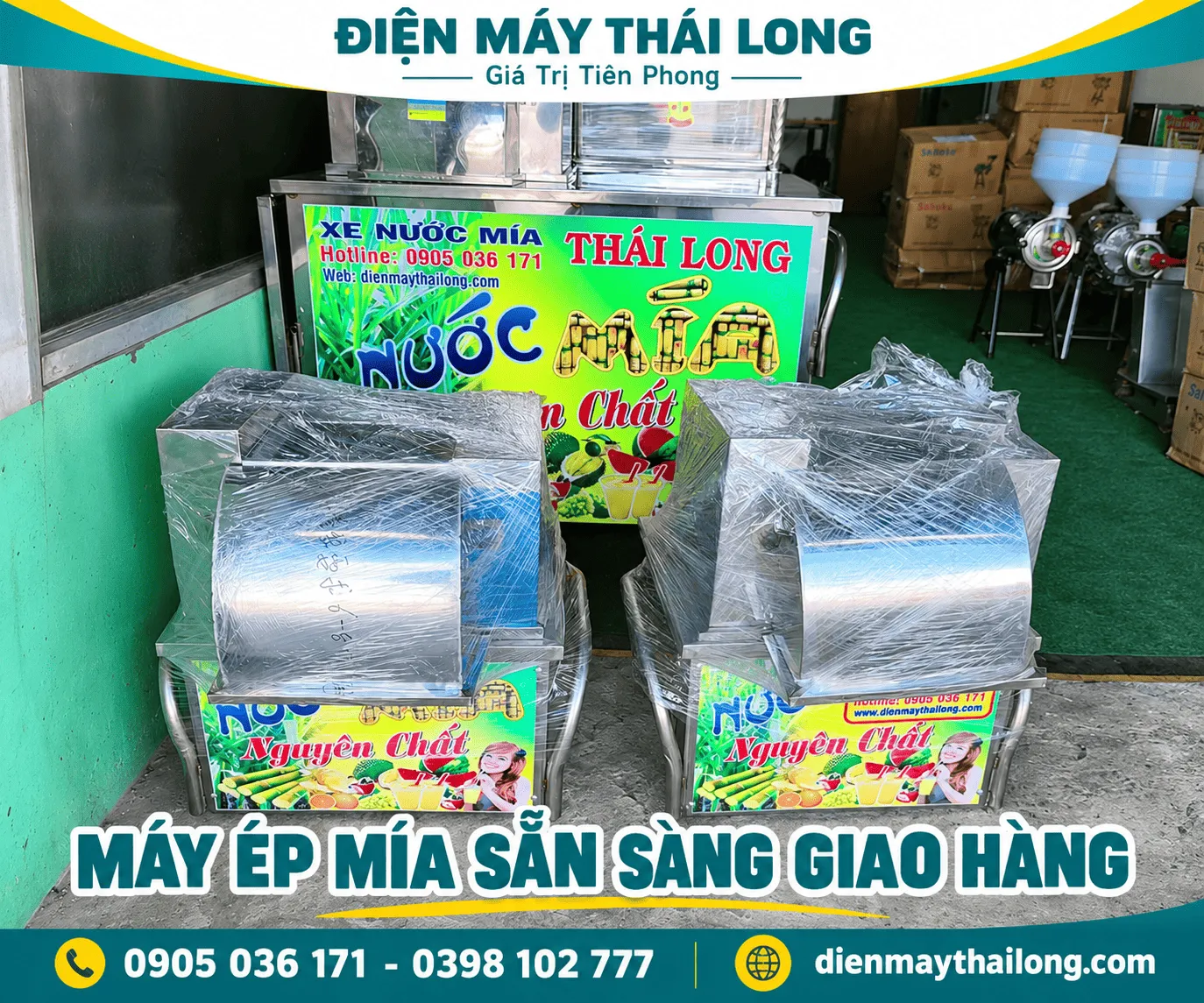 Xe nước mía, máy ép mía Nha Trang Khánh Hòa 9