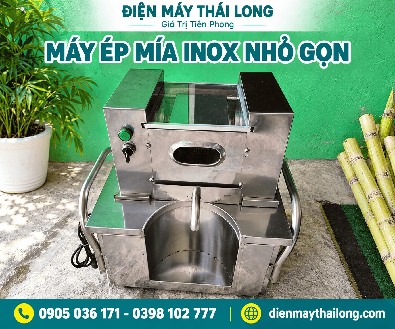 Xe nước mía, máy ép mía Nha Trang Khánh Hòa 12