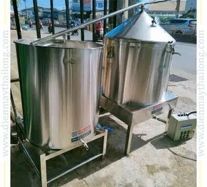 Nồi Nấu Rượu Bằng Điện 50KG