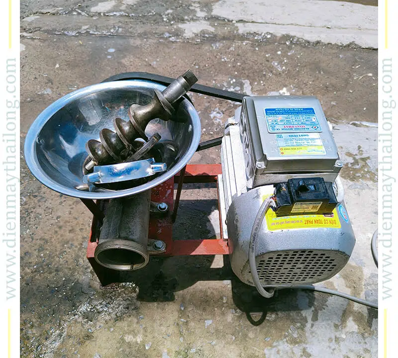 Máy Xay Thịt Cối 12 Chân Sắt