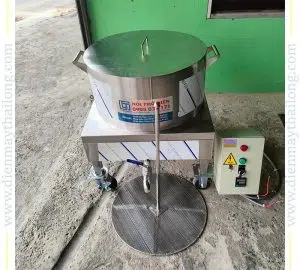 Bếp Chiên Đậu Hũ 50L Điện 3 Pha