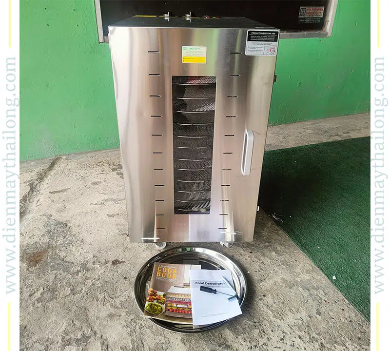 Máy Sấy Thực Phẩm 16 Khay Tròn Xoay