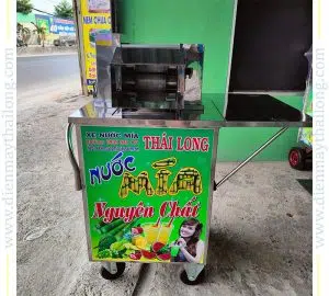 Xe Nước Mía Không Tủ Kính Bàn Ngắn