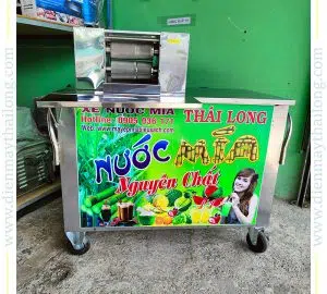 Xe Nước Mía Tạo Bọt Không Tủ Kính