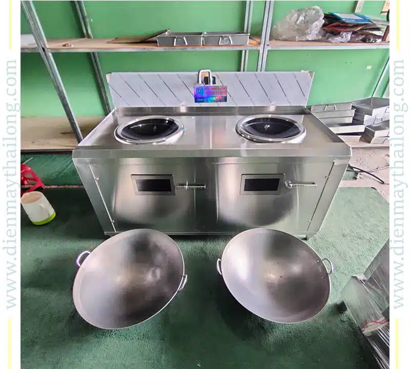 Bếp Từ Công Nghiệp 15000W Mặt Lõm Đơn