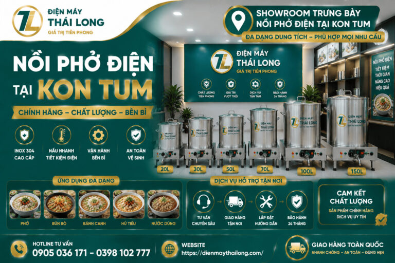 Nồi Phở Điện Tại Kon Tum