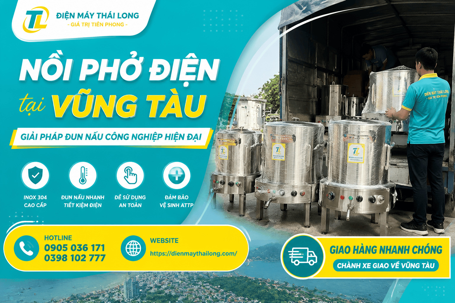 Nồi phở điện tại Vũng Tàu
