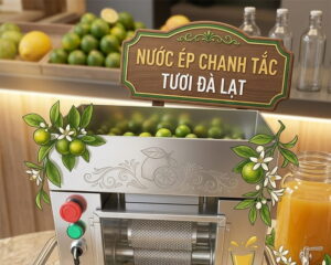 Cấu tạo của máy ép chanh tắc công nghiệp