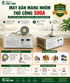 Máy dán màng nhôm thủ công 500A
