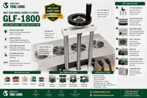 Cấu tạo của máy seal màng nhôm GLF-1800