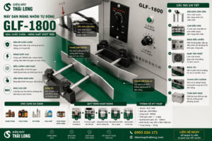 Máy seal màng nhôm cao cấp GLF-1800