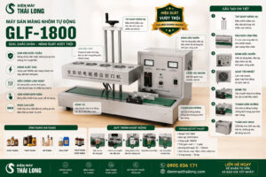 Ưu điểm của máy seal màng nhôm GLF-1800