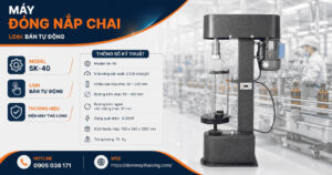 Máy vặn siết nắp chai SK-40