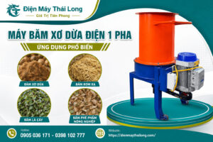 Công dụng của máy băm xơ dừa