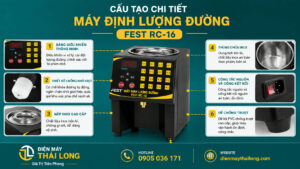 Cấu tạo của máy định lượng đường FEST RC-16