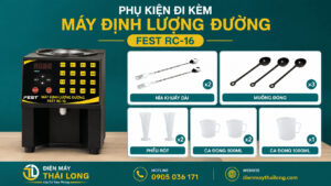 Các phụ kiện đi kèm theo máy