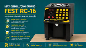Máy định lượng đường FEST RC-16 hỗ trợ được gì