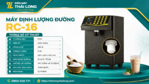 Đặc điểm của máy định lượng đường FEST RC-16