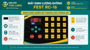 Nguyên ý hoạt động của máy FEST RC-16