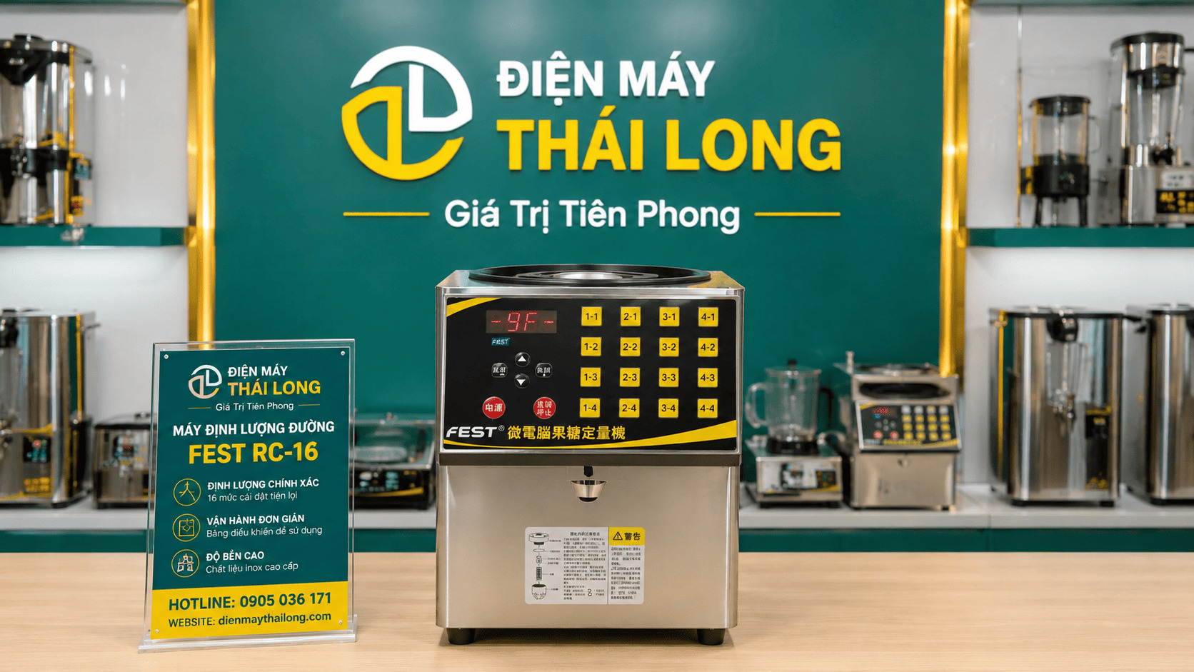Máy định lượng đường FEST model RC-16