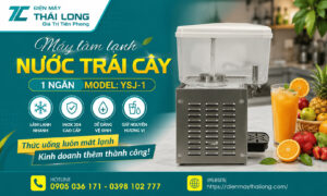 Cách vệ sinh máy làm lạnh nước trái cây 1 ngăn YSJ-1