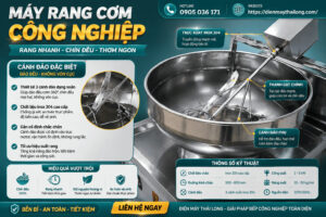 Bộ phận cánh đảo của máy rang cơm
